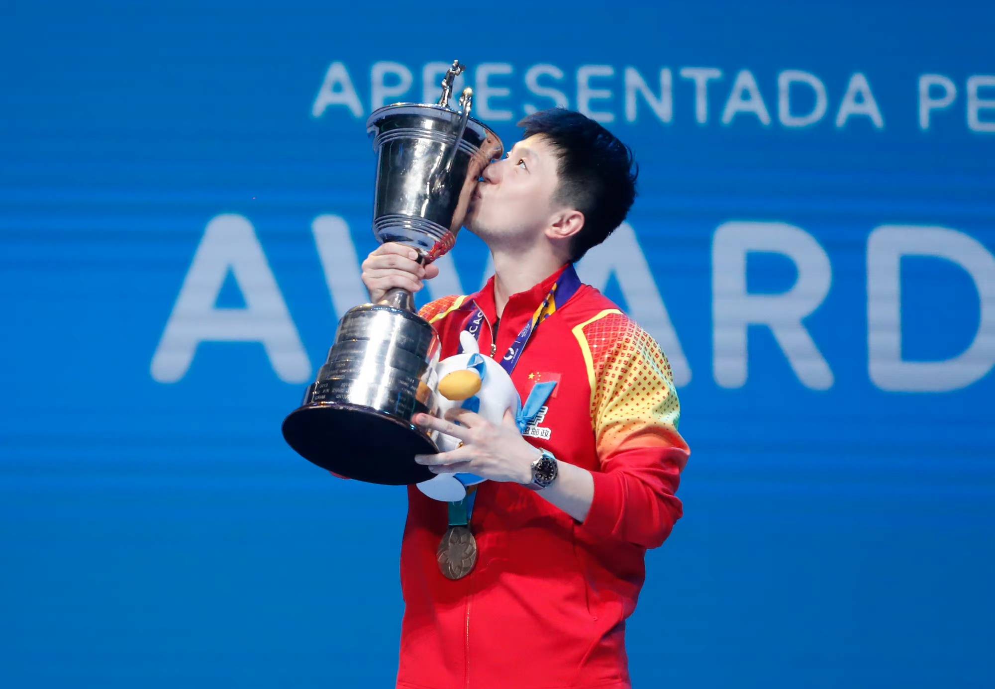 德国乒乓球队血洗奥地利乒乓球队，马龙绝境逆转